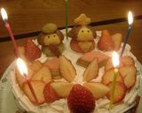 桃の節句のケ－キ作り方8写真