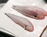 舌平目(したびらめ)の下処理作り方2写真