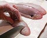 舌平目(したびらめ)の下処理作り方3写真