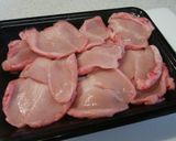 チグチ(豚喉奥肉)のカレー風味炒め作り方1写真