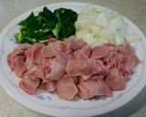 チグチ(豚喉奥肉)のカレー風味炒め作り方2写真