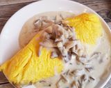 食材3つで簡単舞茸オムレツ♪作り方4写真