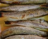 こまい干し(氷下魚)ポン酢漬け作り方2写真