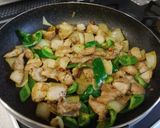 チグチ(豚喉奥肉)のカレー風味炒め作り方6写真