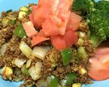 白米なし！ベジキヌア カレーチャーハン作り方4写真
