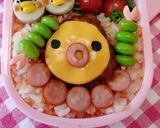タコさんハンバーグお弁当作り方3写真