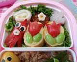 タコさんハンバーグお弁当作り方5写真