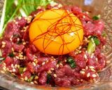 味付け簡単！馬刺しのユッケ作り方3写真