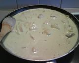 チキンクリーム煮タラゴン風味作り方3写真