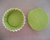 スイカの輪切りみたいな抹茶クリチパン作り方4写真