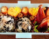 2018 運動会弁当・アザラシおにぎり作り方1写真
