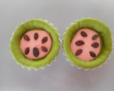 スイカの輪切りみたいな抹茶クリチパン作り方6写真