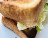 ケチャップ＆ソーセージのトーストサンド作り方4写真