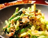 茹でません♡ツナと塩昆布でやみつきウルイ作り方4写真