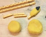 カレー味のポテサラでピカチュウ。作り方3写真
