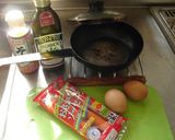 最蘇苦の魚肉ソーセージ入りのたまご焼き作り方1写真