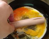 最蘇苦の魚肉ソーセージ入りのたまご焼き作り方15写真
