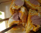 最蘇苦の魚肉ソーセージ入りのたまご焼き作り方35写真
