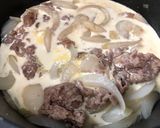 牛肉のクリーム煮。山の幸ホワイトみたいな作り方5写真