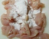 簡単！お弁当おかず。鶏胸肉とアスパラ炒め作り方1写真
