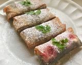 春巻きの皮で絶品スイーツ！？苺春巻き♡作り方5写真