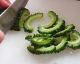夏に美味しい! ゴーヤ入りナポリタン作り方1写真