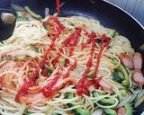 夏に美味しい! ゴーヤ入りナポリタン作り方4写真