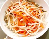 カルシウムたっぷり！煮干し入りきんぴら作り方5写真