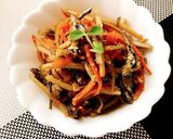 カルシウムたっぷり！煮干し入りきんぴら作り方8写真