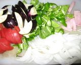 夏野菜のラタトゥイユ風どんぶり作り方2写真