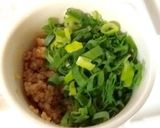 青ネギ鶏そぼろ巻き巻き厚焼き玉子〜甘辛〜作り方3写真