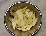 セロリと油揚げとこんにゃくの炒め煮作り方1写真