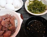 【マグロと切り昆布のづけ・黄身のっけ】作り方6写真