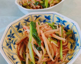ご飯がすすむ！もやしと小松菜の中華炒め作り方5写真
