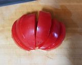 トマトinオムレツ作り方2写真