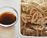 ごぼうとこんにゃくの甘辛炒め【作り置き】作り方1写真