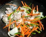 野菜たっぷり夏サッパリ♫すっぱい焼きそば作り方4写真