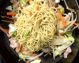 野菜たっぷり夏サッパリ♫すっぱい焼きそば作り方5写真