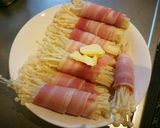 レンジで失敗なし！えのきベーコン巻き作り方2写真