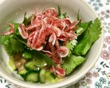 納豆パクチー➕アミエビ☆作り方3写真