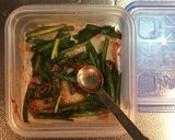 レンジのみ！エスニック風ニラチリ温やっこ作り方1写真
