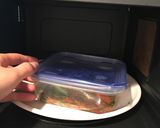 レンジのみ！エスニック風ニラチリ温やっこ作り方3写真