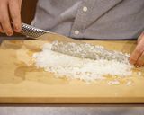 フスボンのパン粉を使った低糖質ハンバーグ作り方1写真