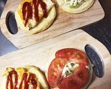 イングリッシュマフィン朝食作り方4写真