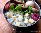 お弁当に！ごましそチーズごはん作り方4写真