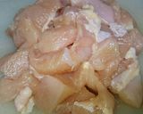 お肉柔らか♥鶏胸肉とズッキーニの中華炒め作り方1写真