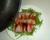 マグロのたたき風にんにくソース作り方3写真