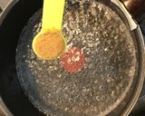 水菜とふわふわ豆腐の鶏団子スープ作り方6写真