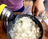 【山ごはん】貝のうまみたっぷりパエリア作り方5写真