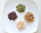 ハイビスカスのスイーツハーブ緑茶作り方1写真